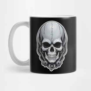 Retro Techno Skull 1 Mug